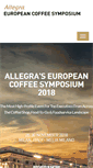 Mobile Screenshot of europeancoffeesymposium.com